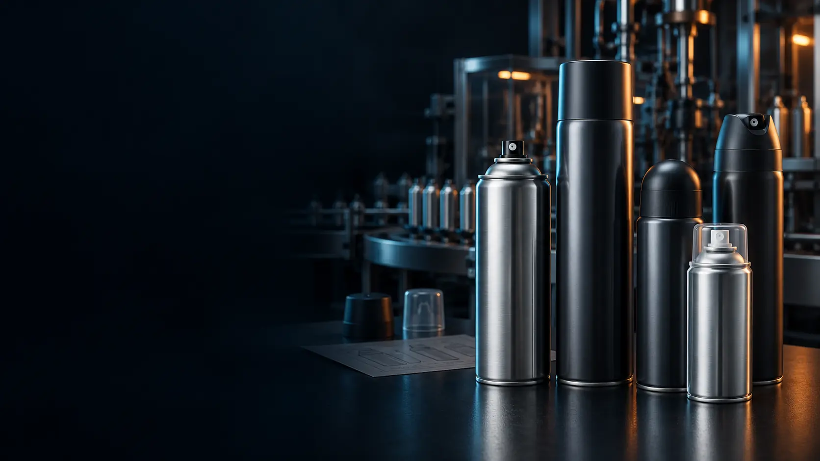 Unbranded aerosol cans for DENIZ AEROSOL private label manufacturing