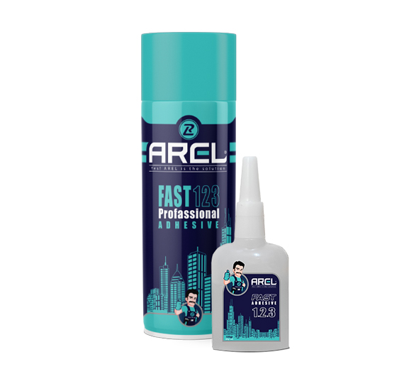 Arel Professional 1-2-3 Instant Adhesive Spray 450 ml