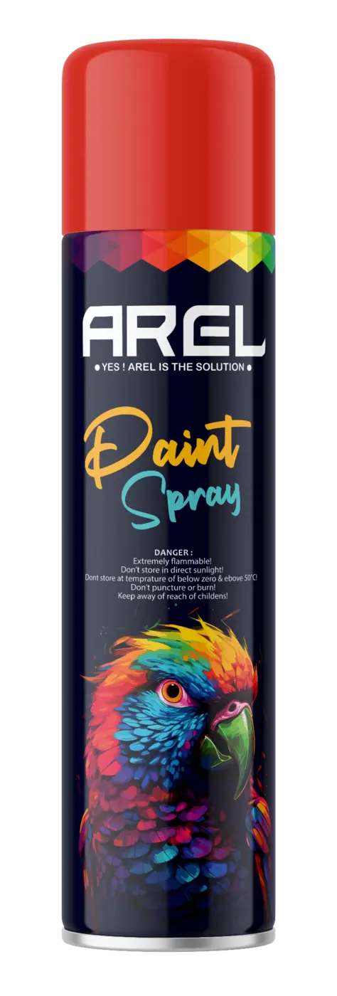 Arel Spray Paint 300 ml Red aerosol can
