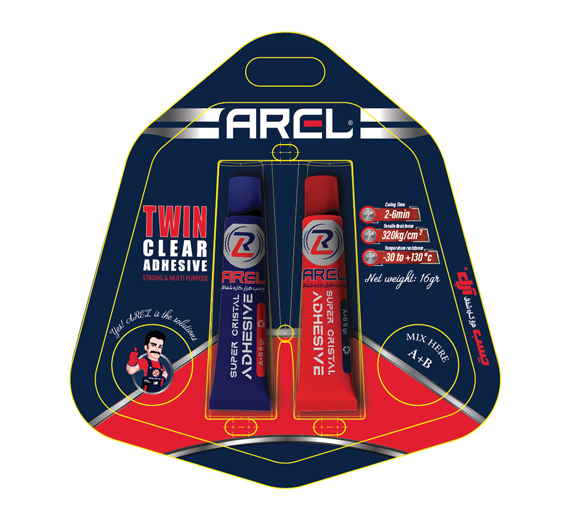 Arel Twin Clear Epoxy Adhesive 16 g