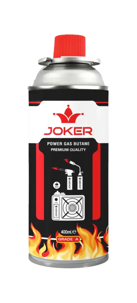 Joker Power Gas Butane Refill 400 ml product packaging