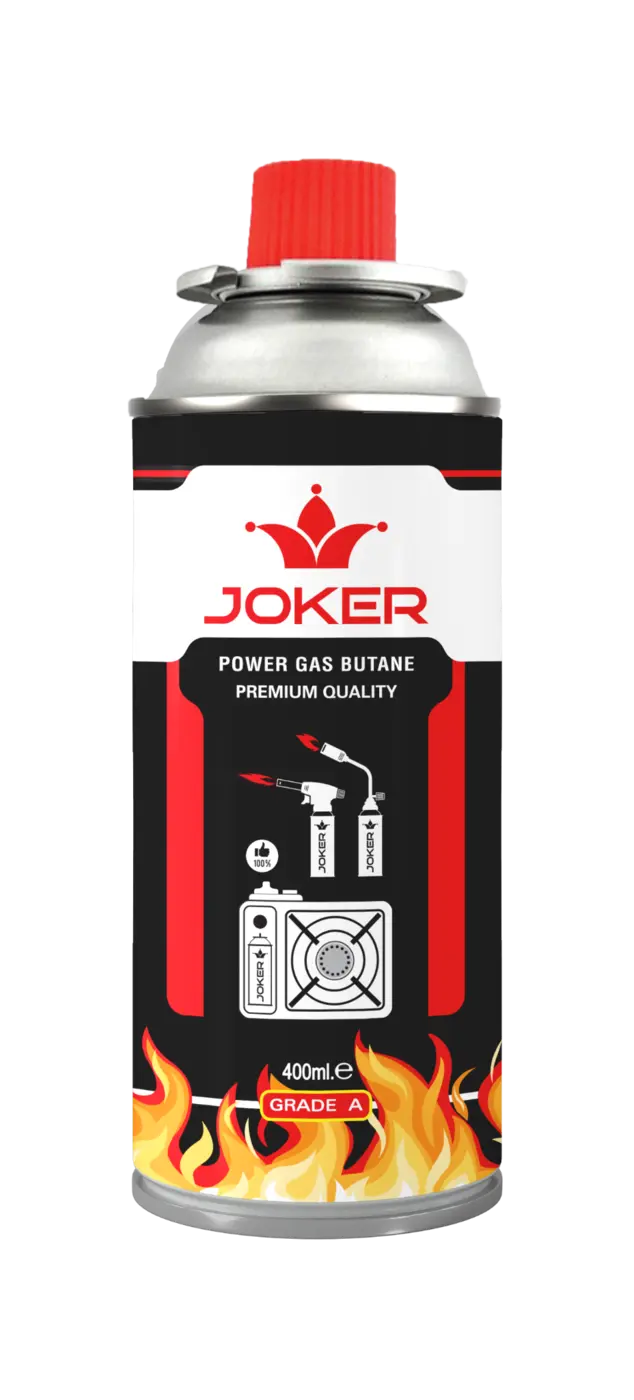 Joker Power Gas Butane Refill 400 ml product packaging